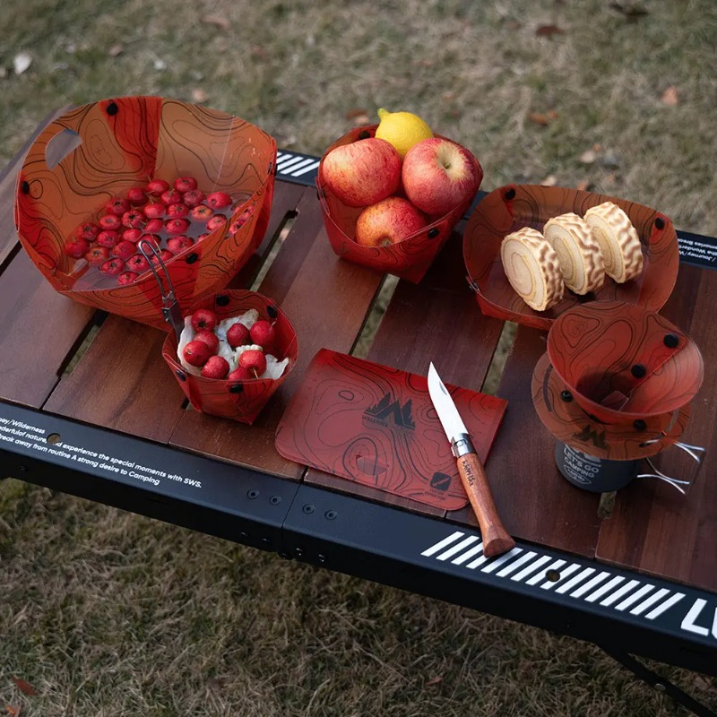 Foldable Camping Tableware Por - Camping Cooking Disc のレビューと価格