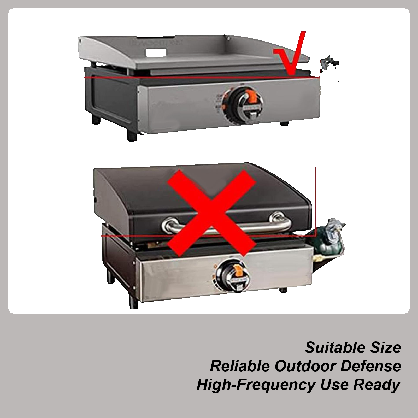 Grilling Cover Heavy Duty Wate - Camping Cooking Griddle のレビューと価格
